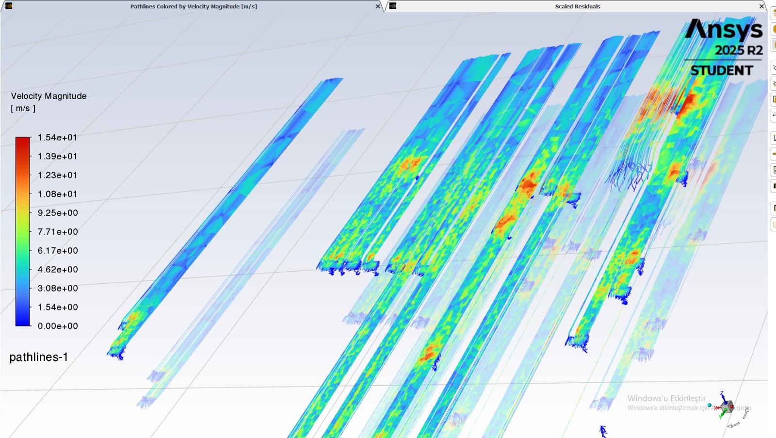 ANSYS Fluent Akış Analizi proje görseli 3